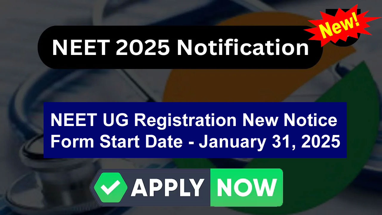 NEET UG Registration Form 2025