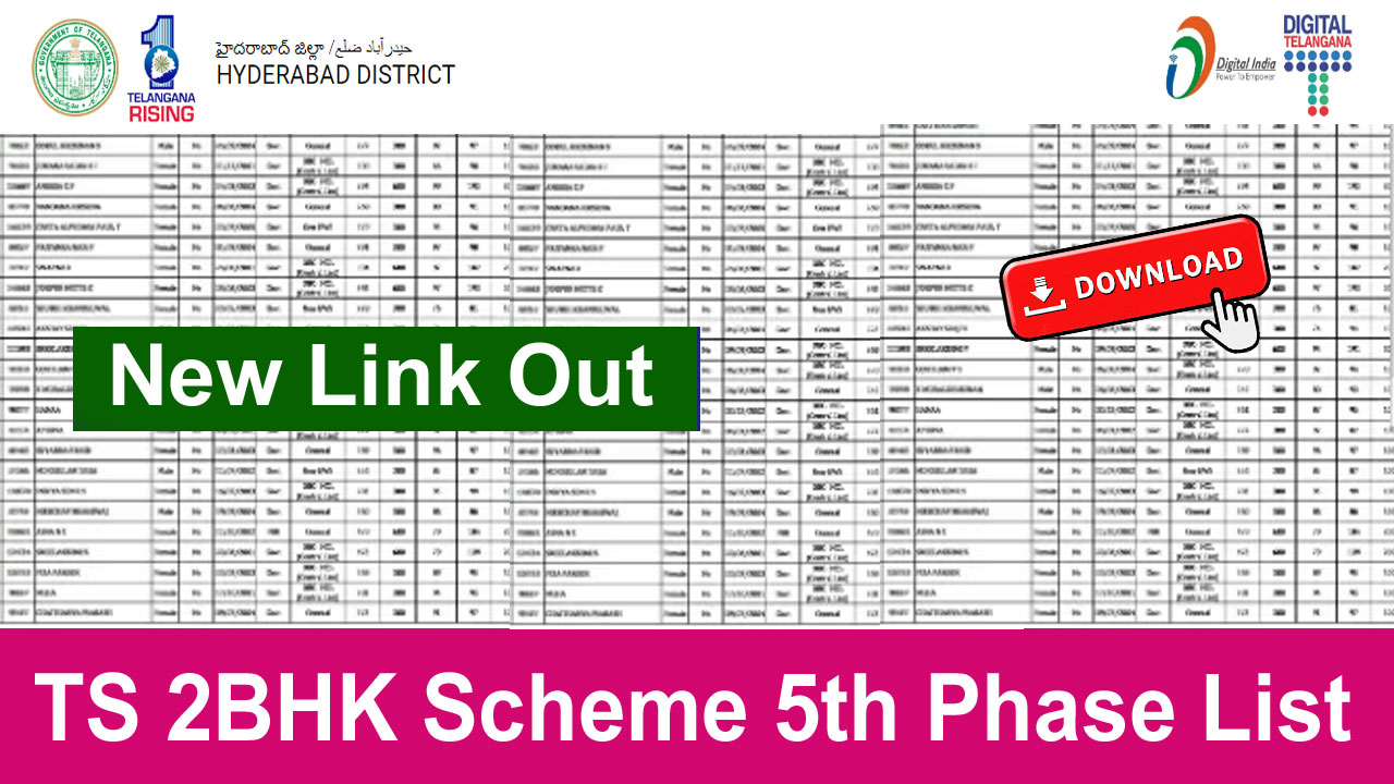 telangana 2bhk scheme 5th phase list