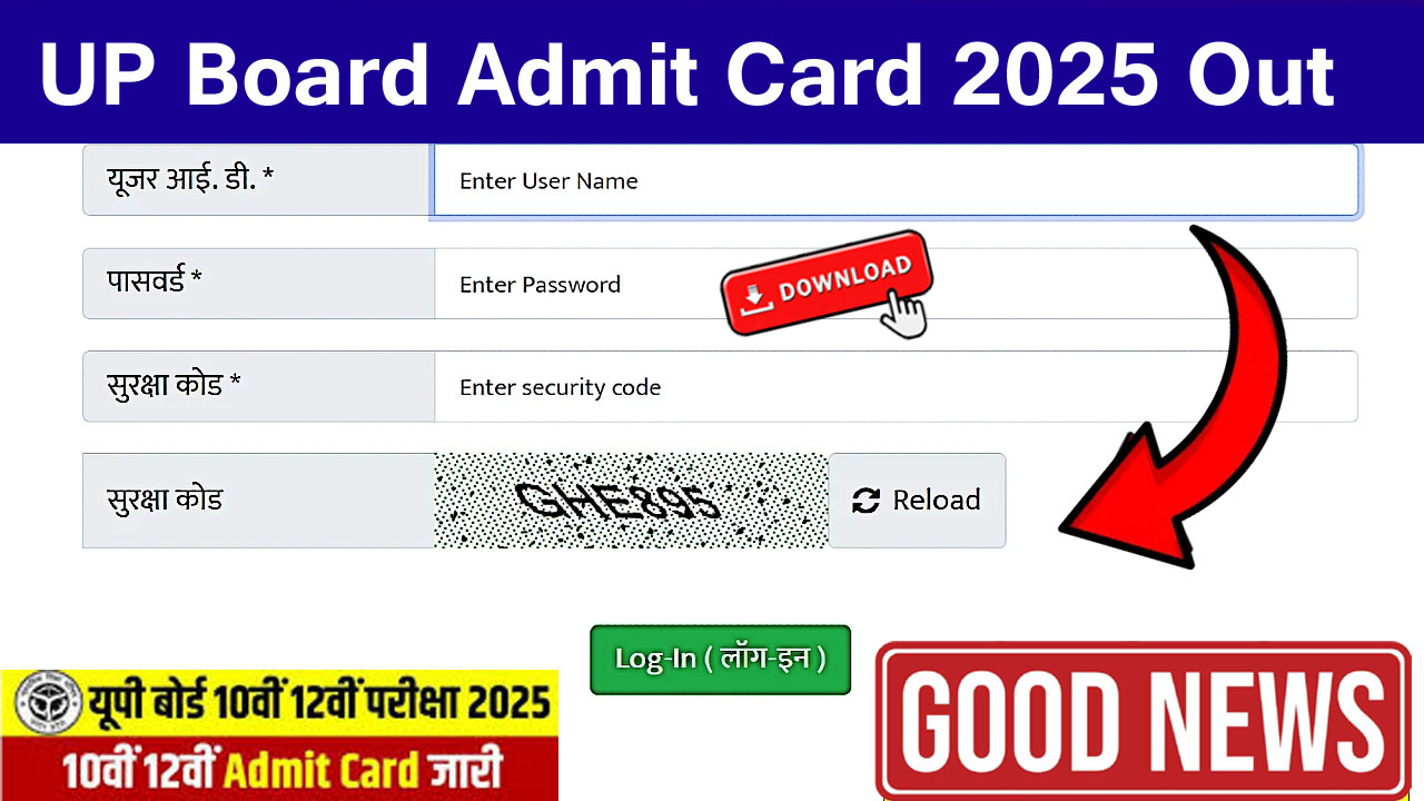 UP Board Admit Card 2025 Link For Class 10, 12 PDF, Release Date @upmsp.edu.in alt=